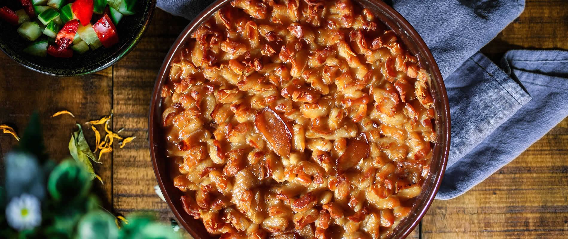Diner cassoulet at the Domaine des Périès
